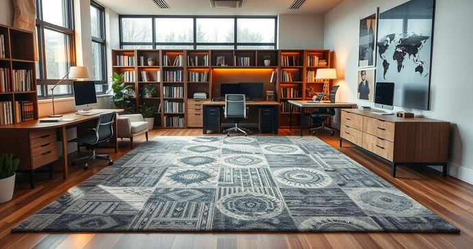 Descubra como escolher o tapete escritório sob medida ideal para seu ambiente de trabalho Descubra como escolher o tapete escritório sob medida ideal para seu ambiente de trabalho