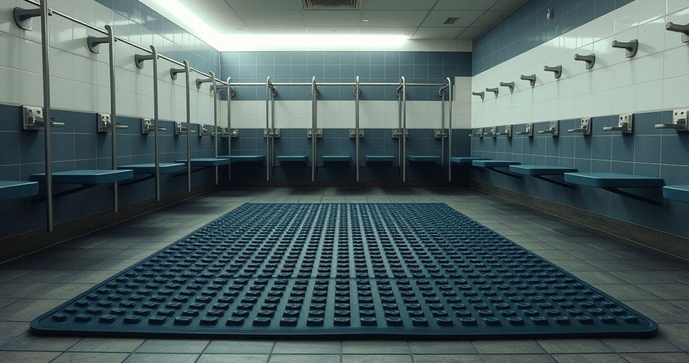 Tapete emborrachado para vestiário: conforto e segurança para ambientes úmidos Tapete emborrachado para vestiário: conforto e segurança para ambientes úmidos